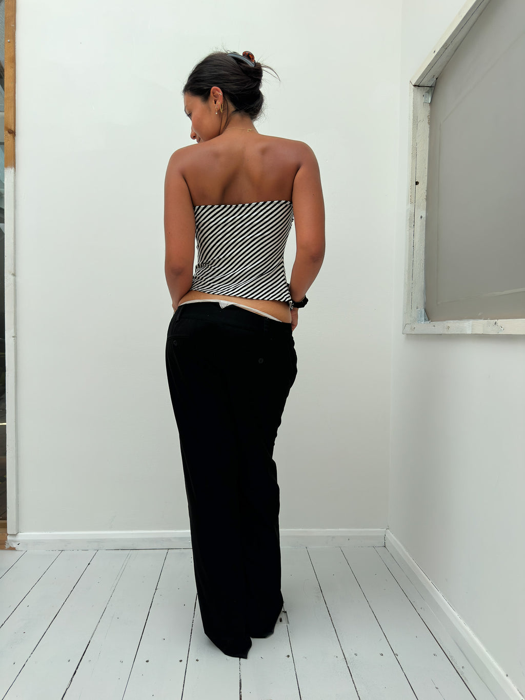stripe tube top — size S
