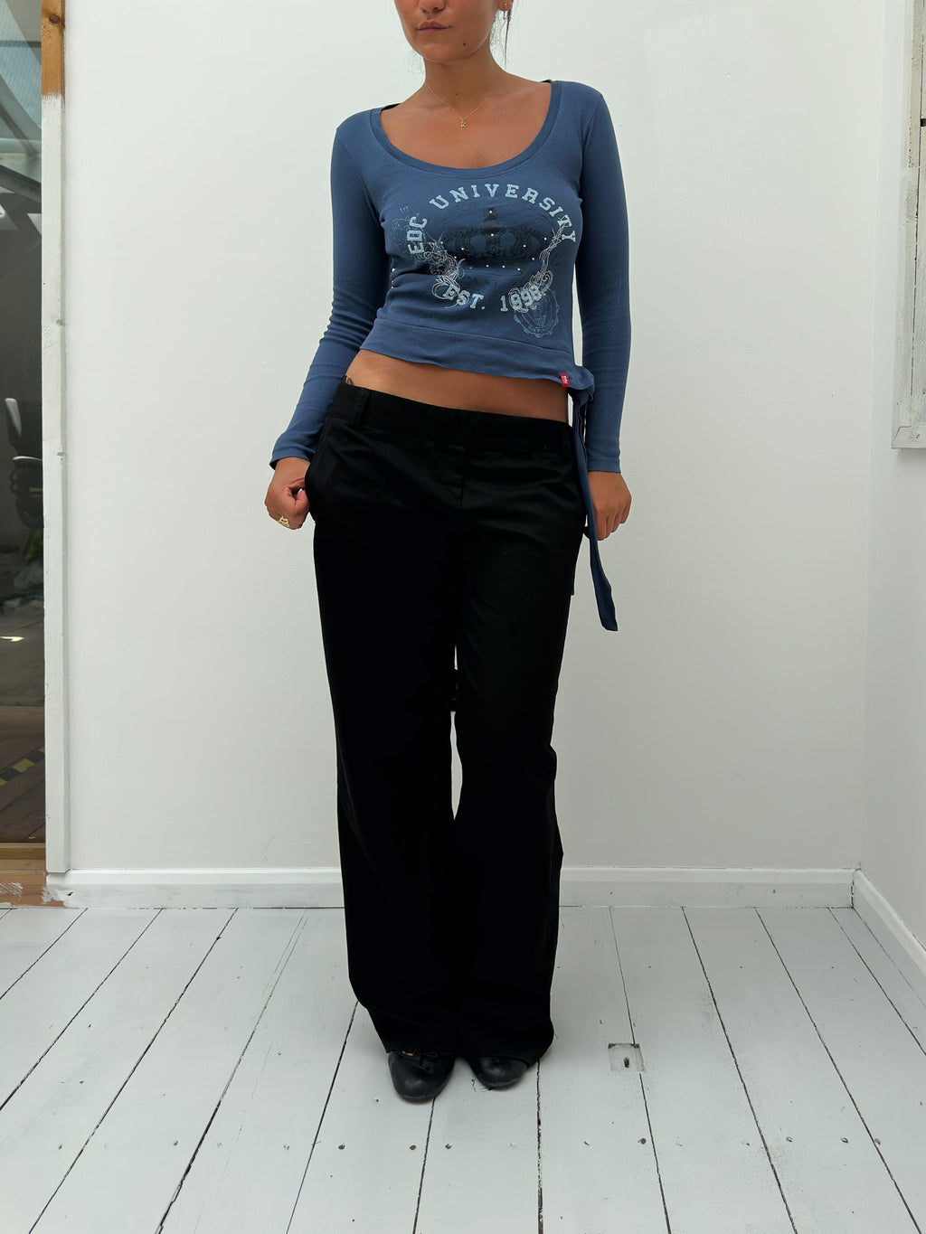 long sleeve top — size XS/S