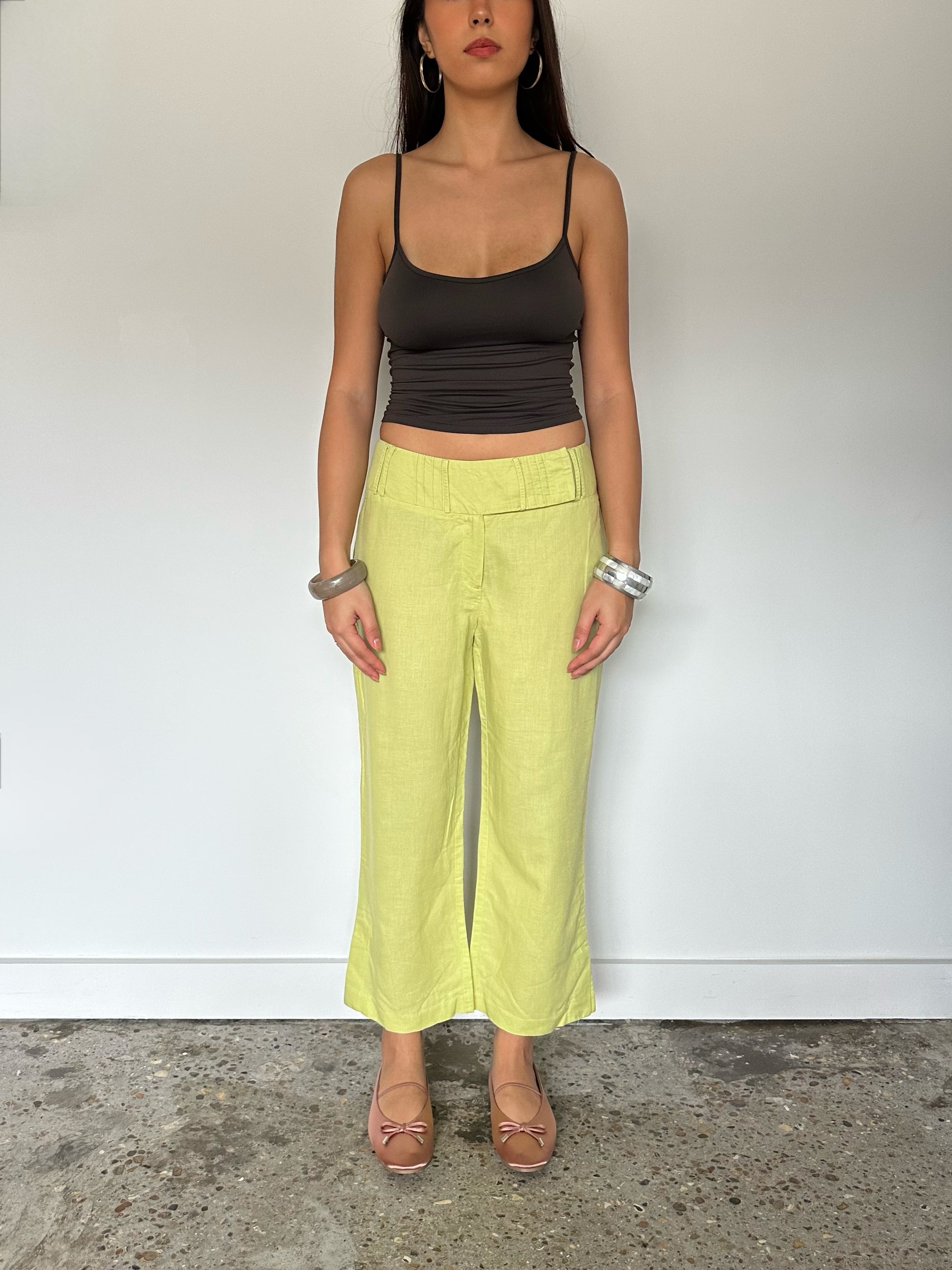 low rise capris — size s