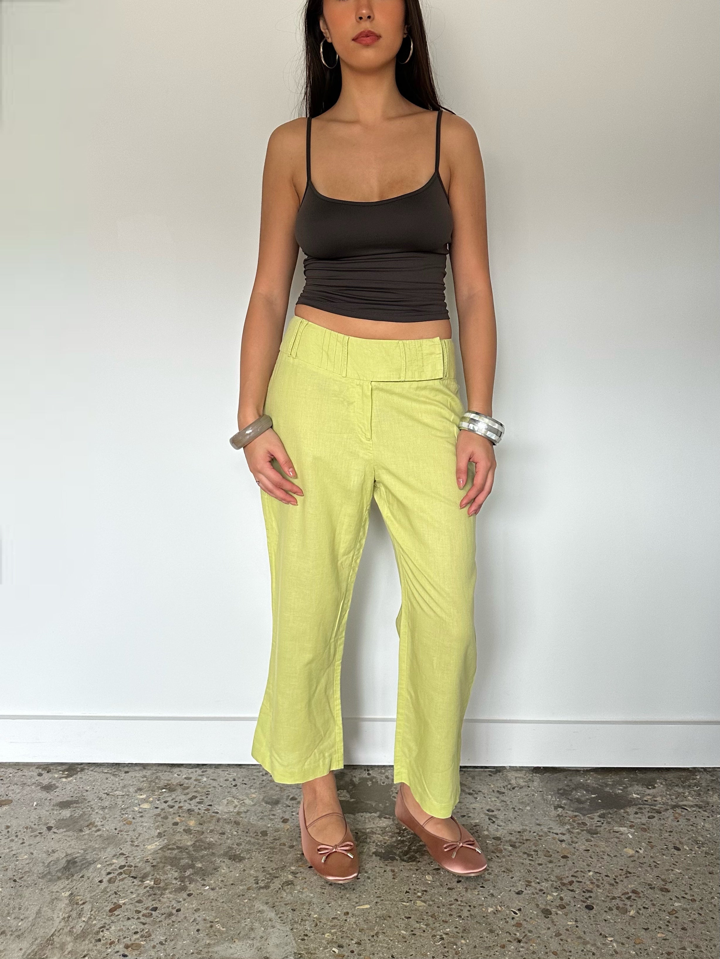 low rise capris — size s