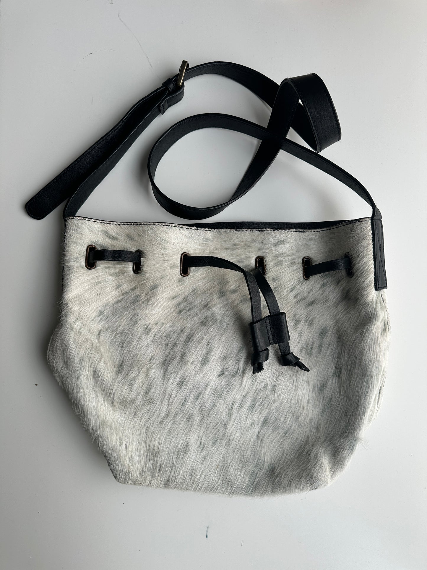 Cow Hide Crossbody Bag