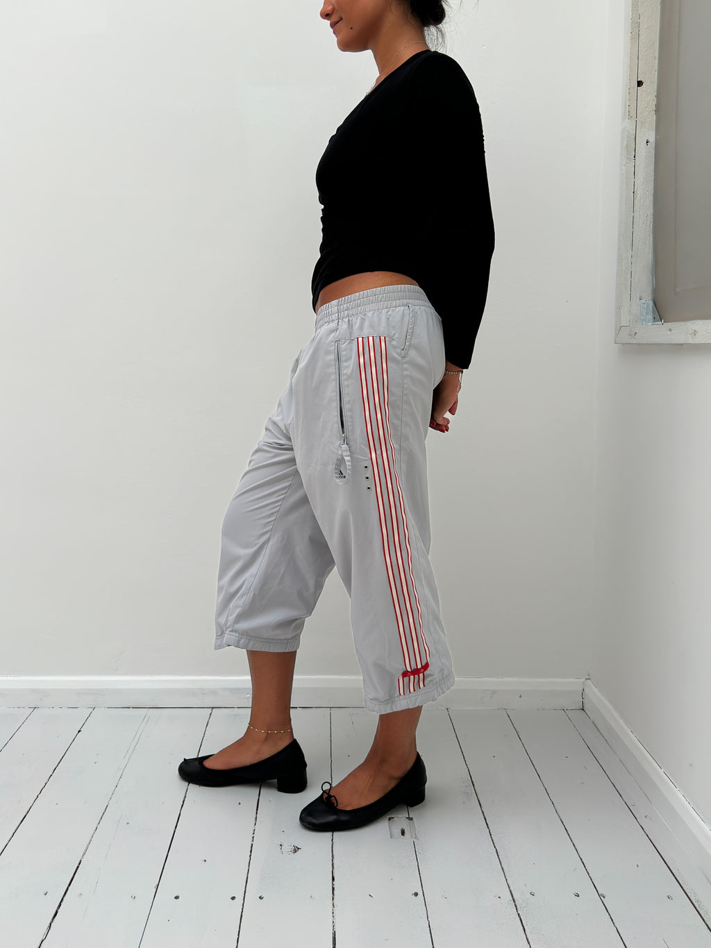 wrap long sleeve top — size XS/S