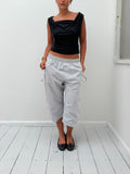 slinky cowl neck tank — size XS/S