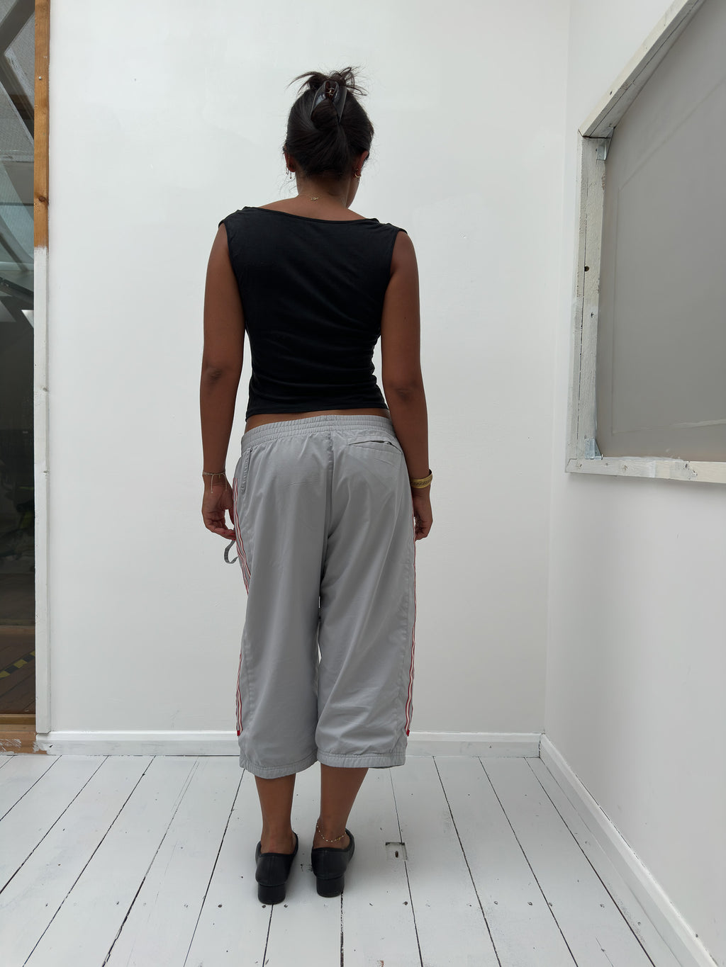 slinky cowl neck tank — size XS/S