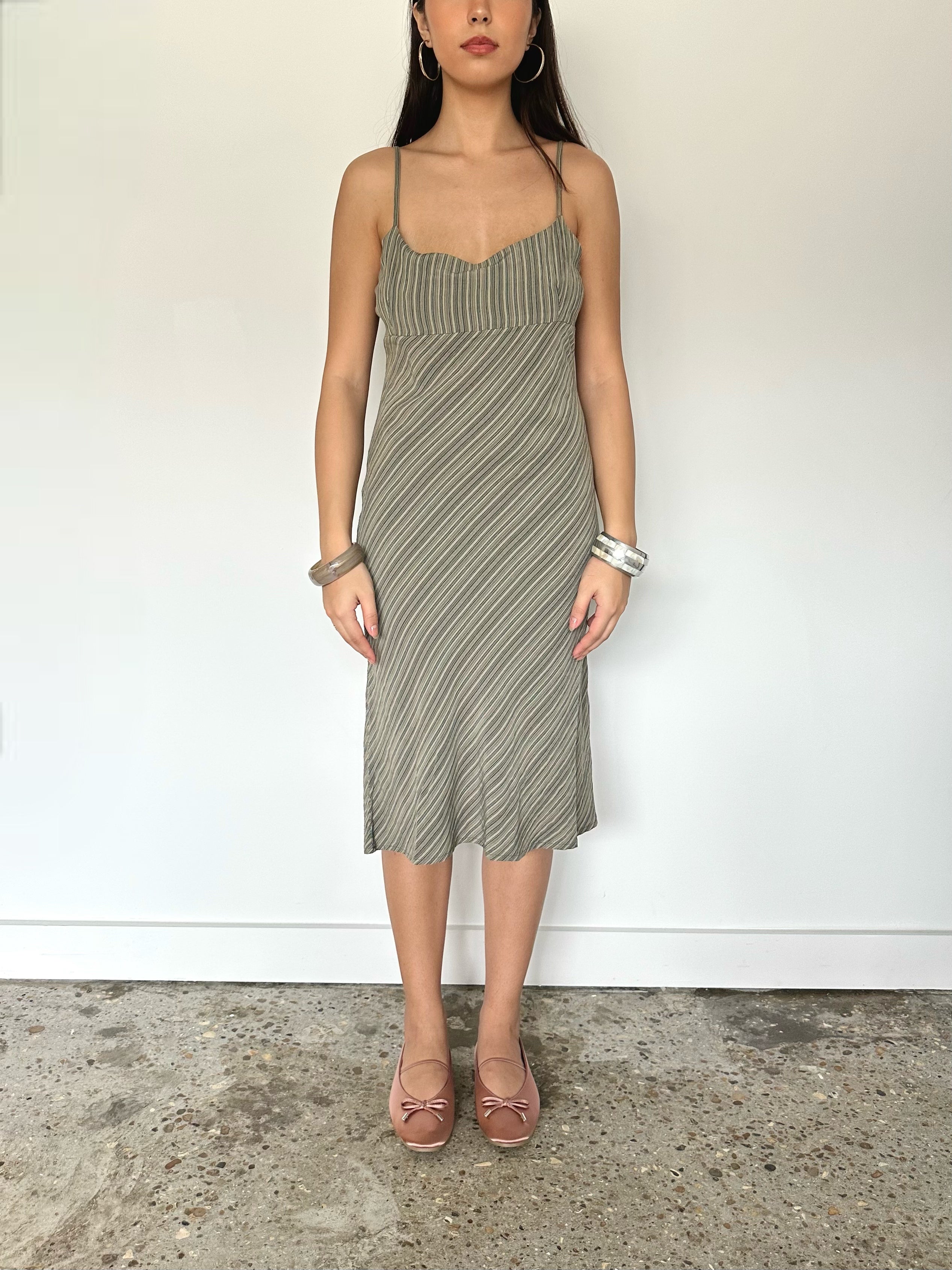 stripe dress — size m