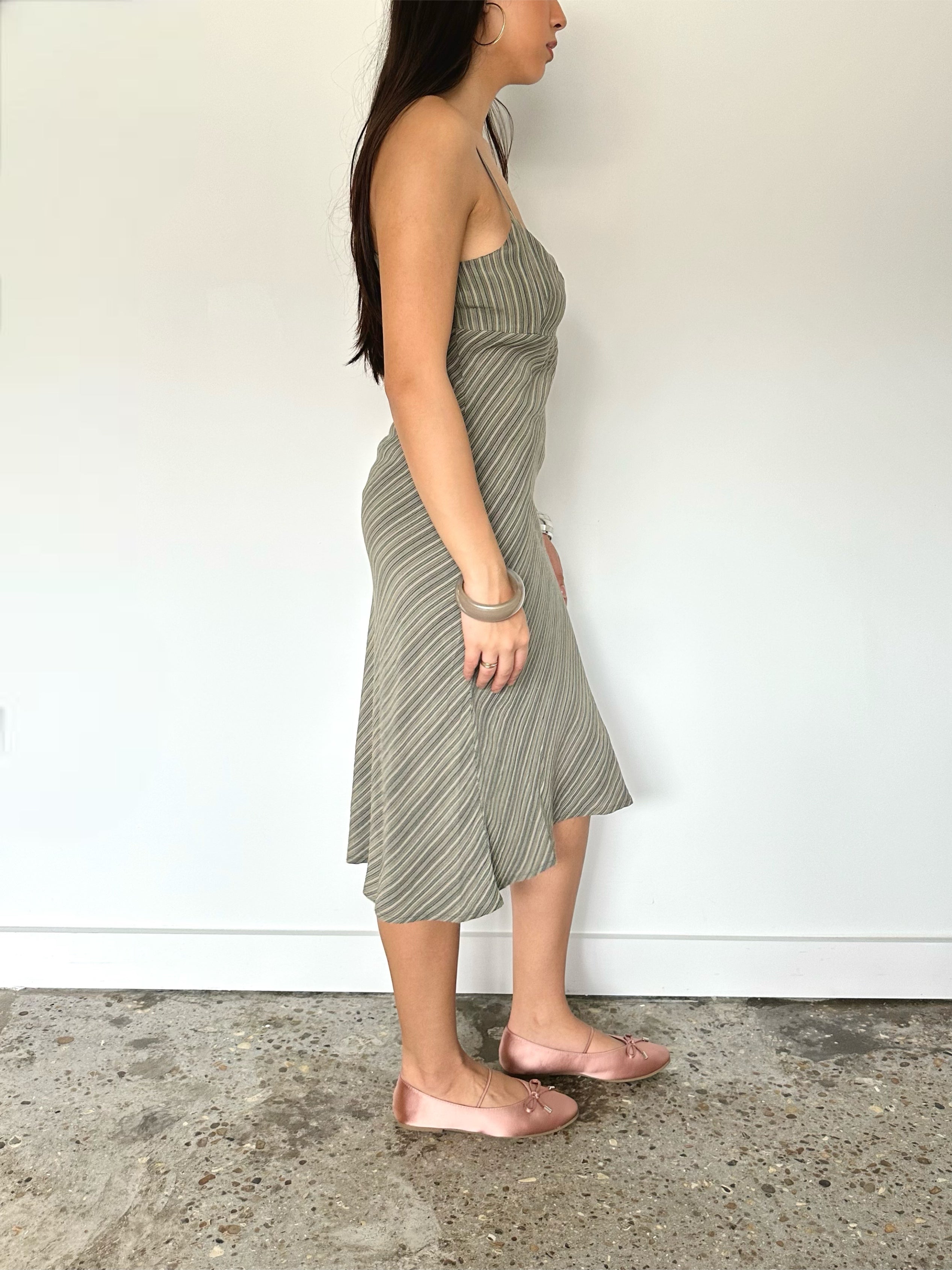 stripe dress — size m