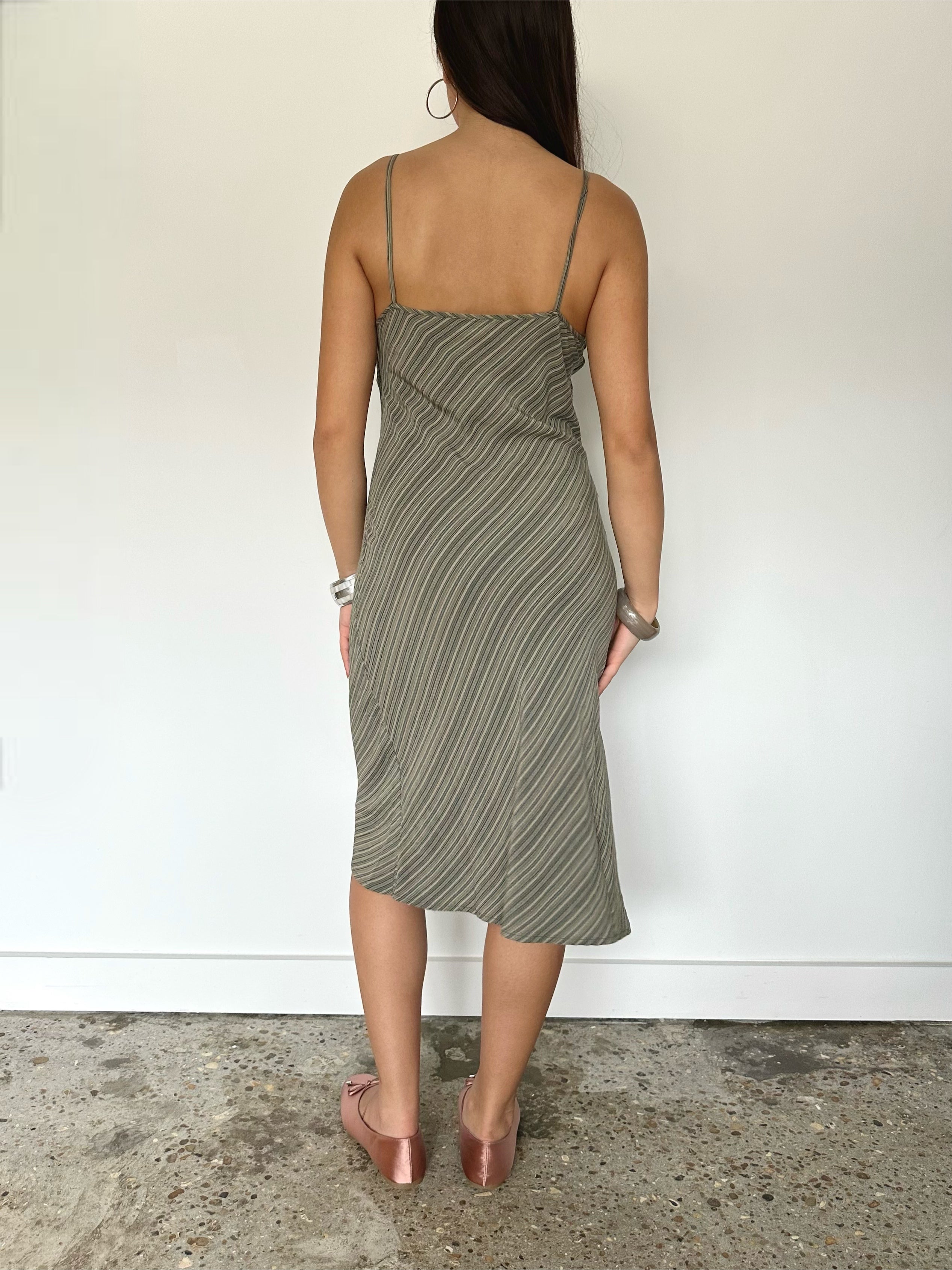 stripe dress — size m