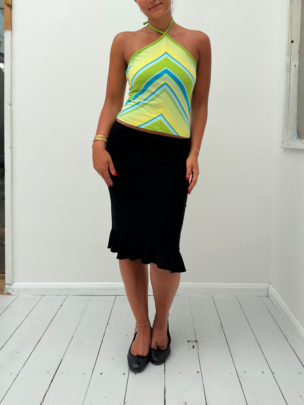 halter neck top — size S/M