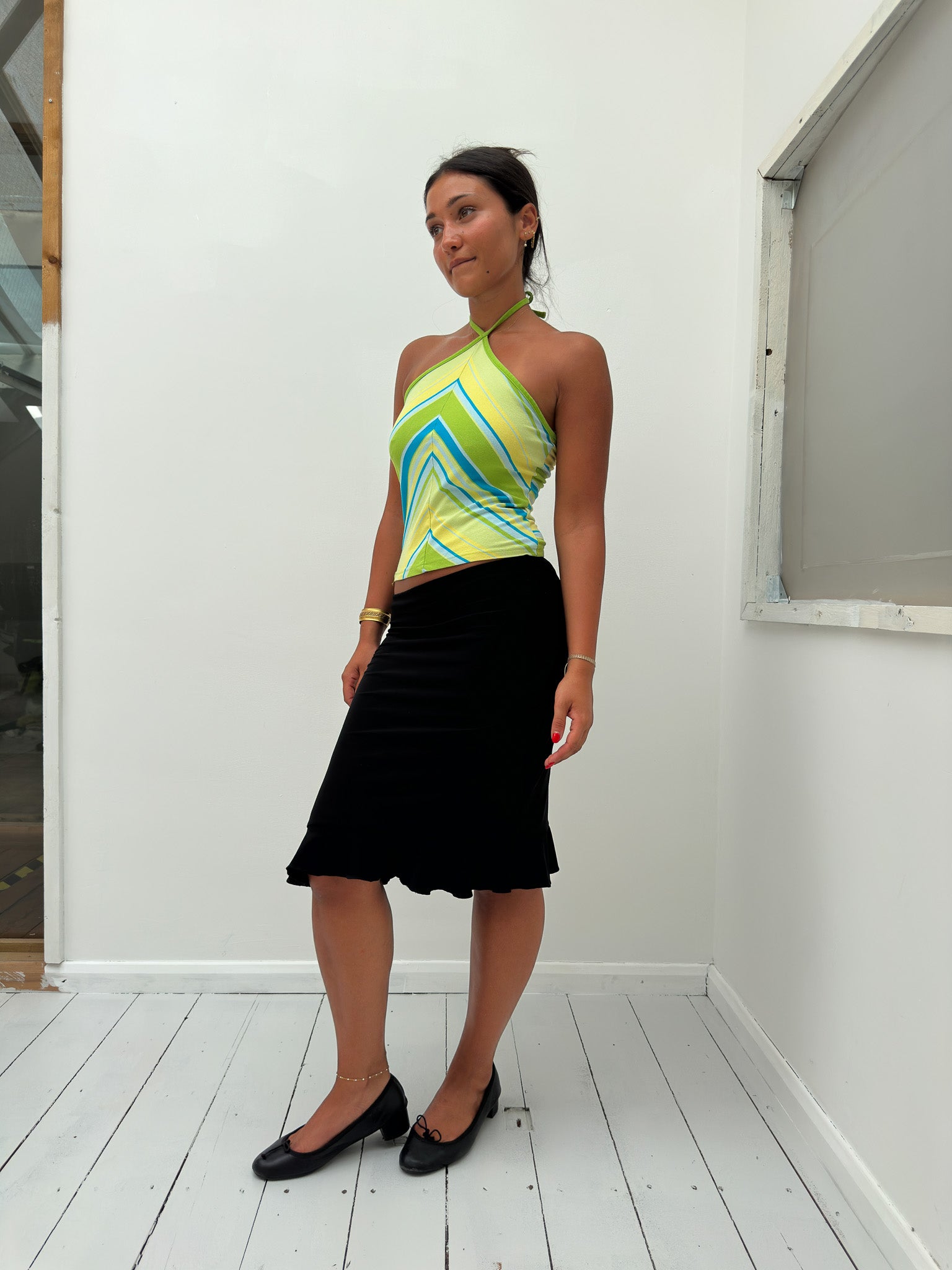 halter neck top — size S/M