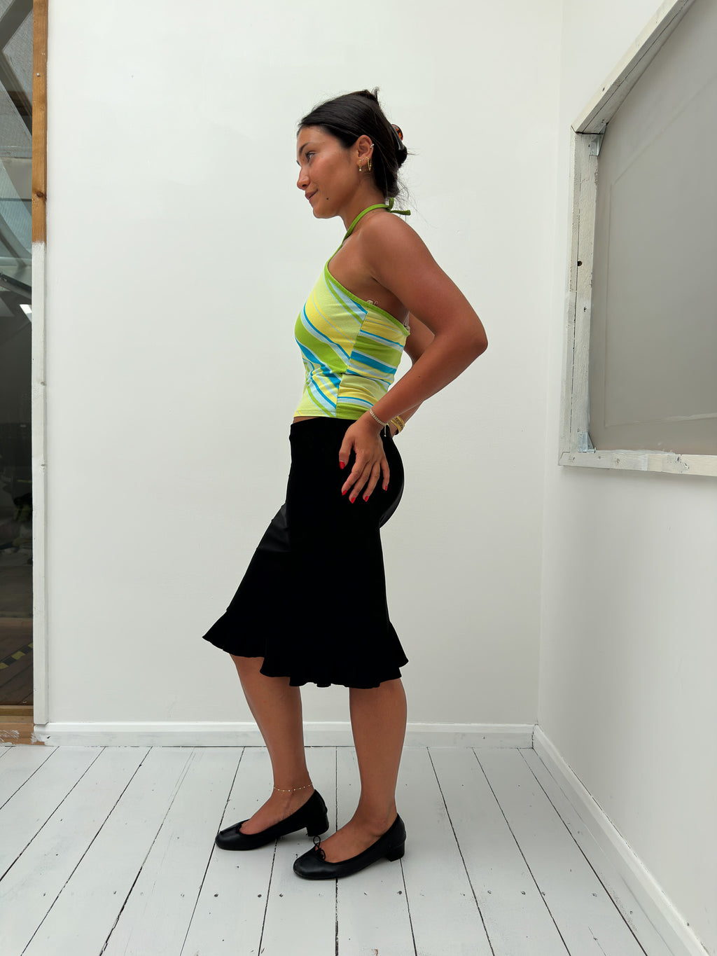halter neck top — size S/M