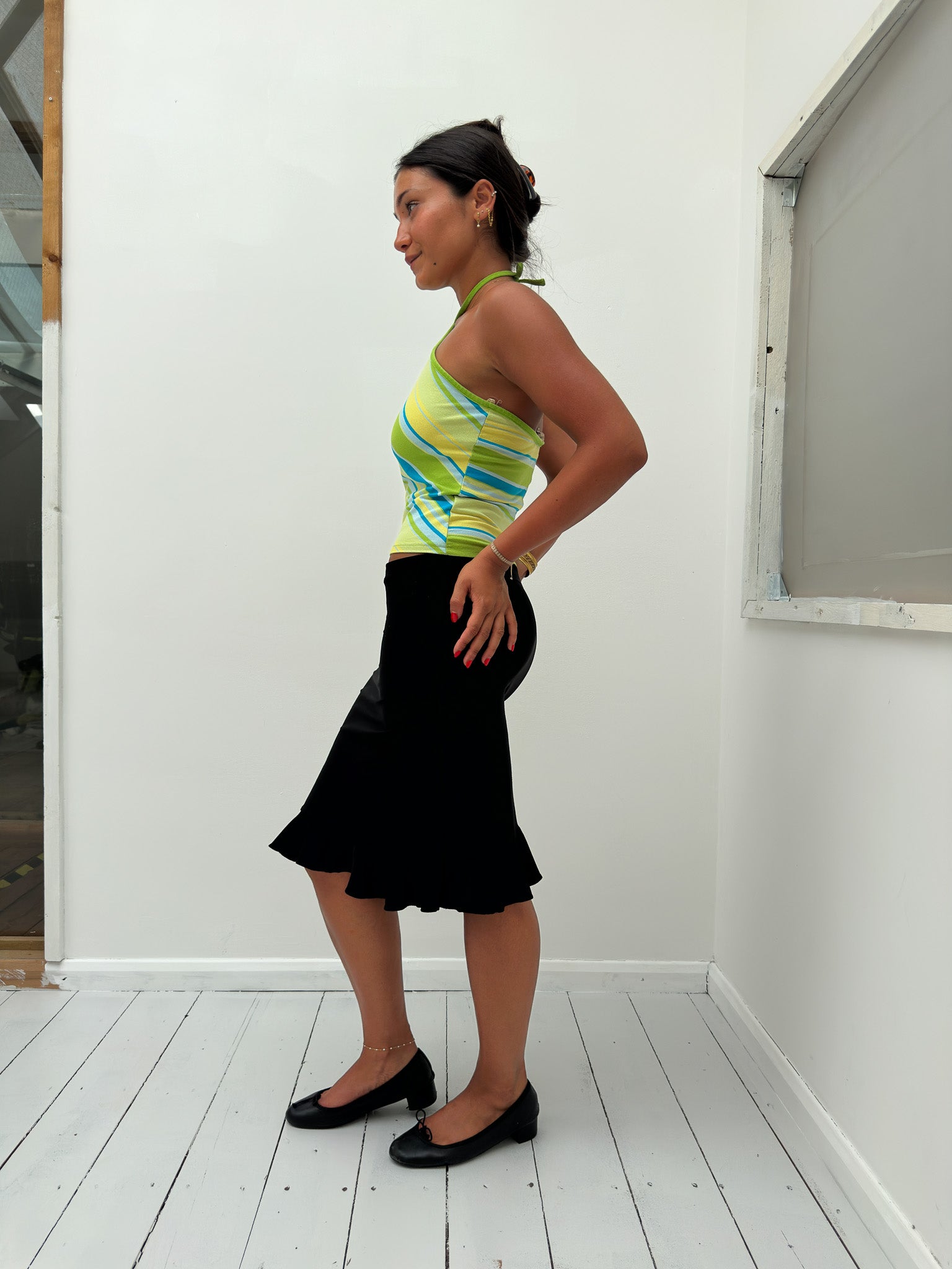 halter neck top — size S/M