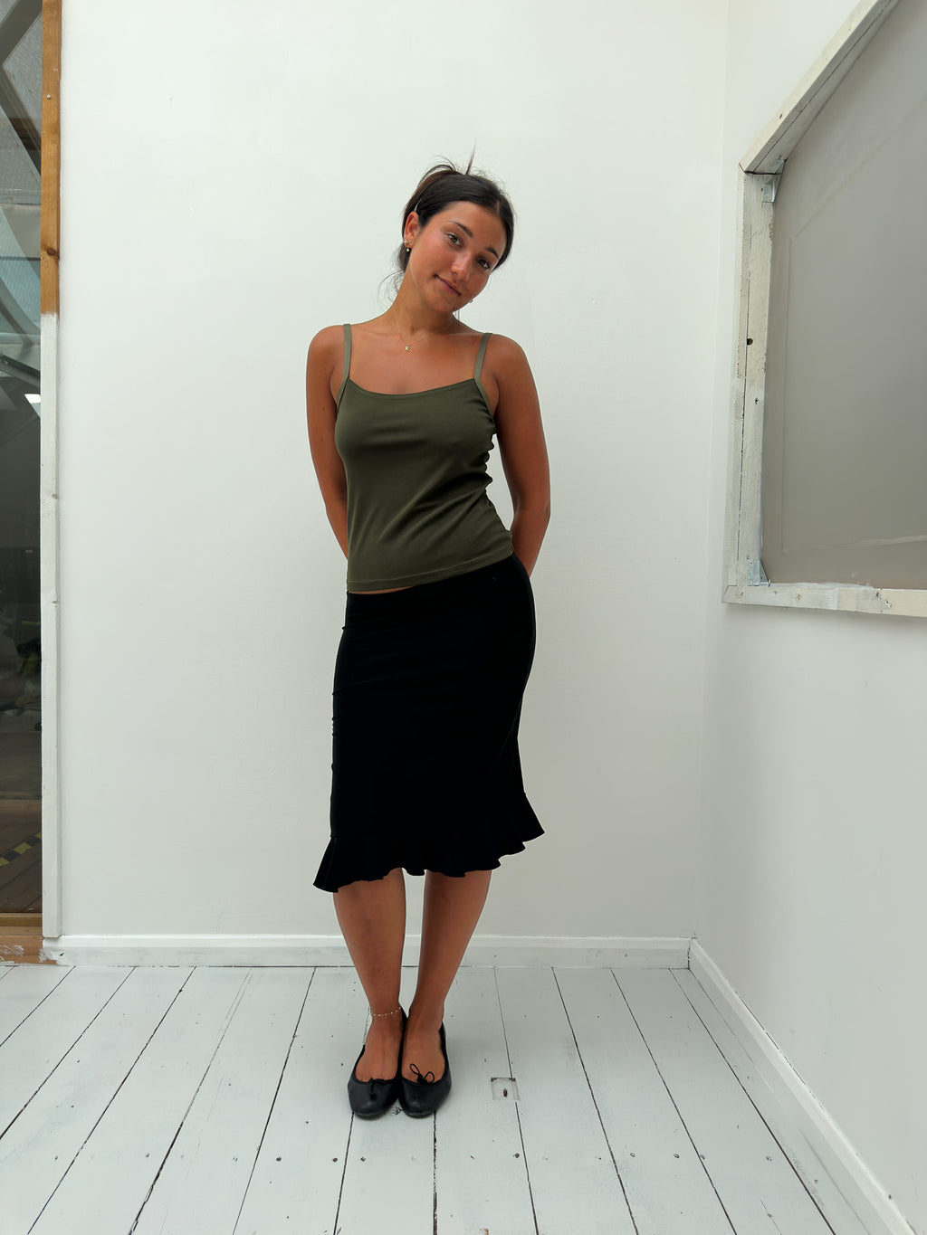 slinky cami top — size S