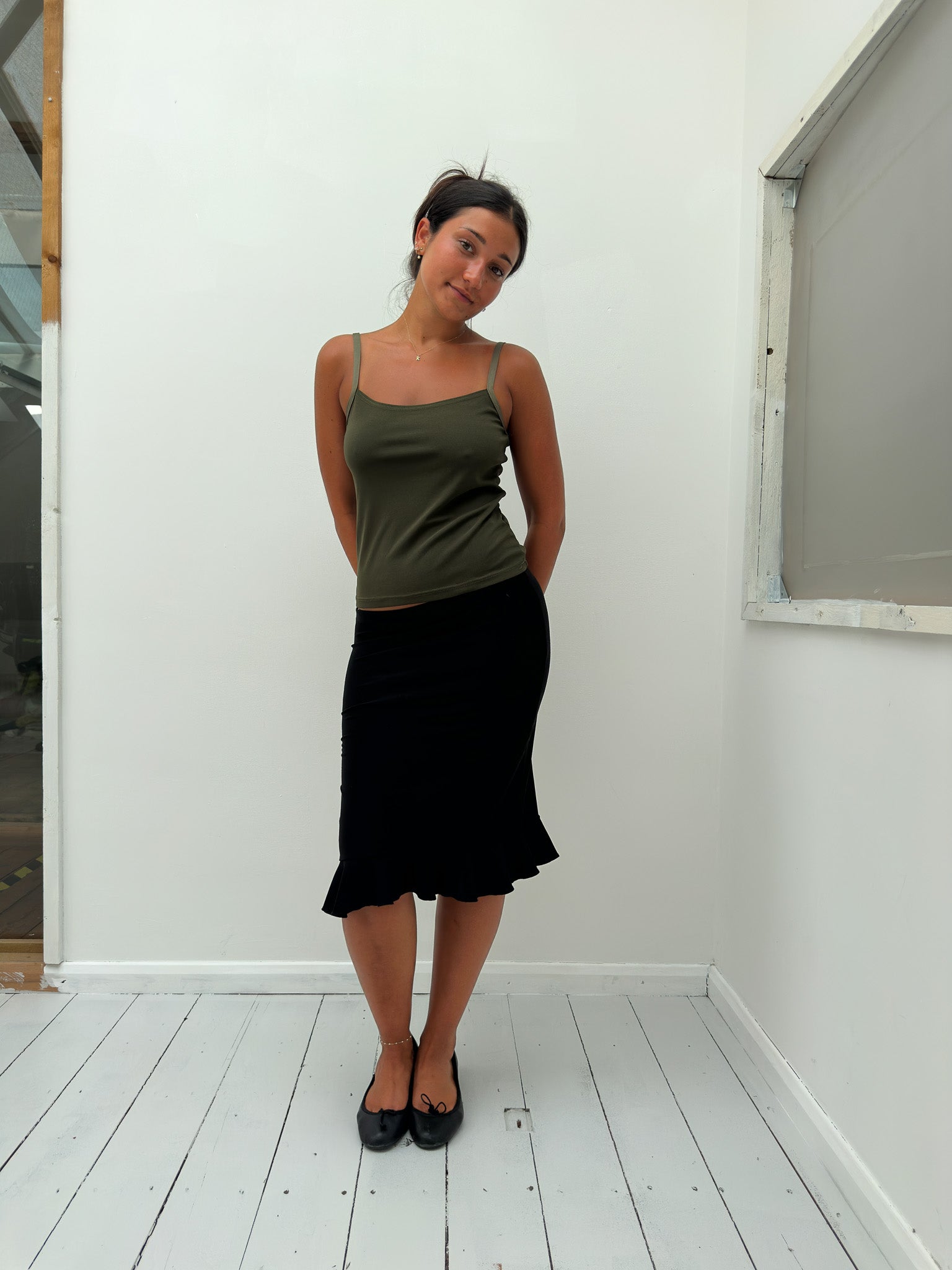 slinky cami top — size S