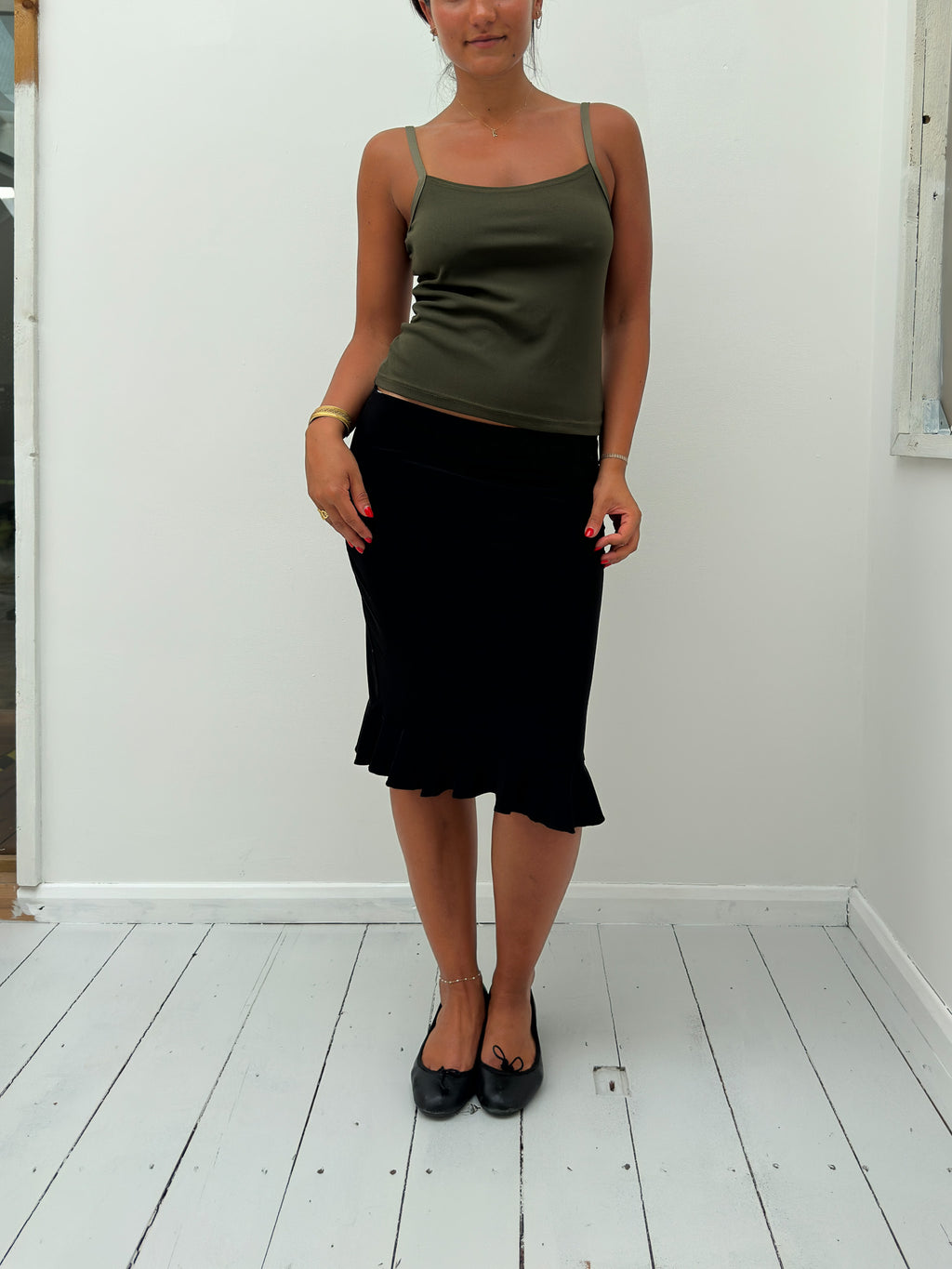 slinky cami top — size S