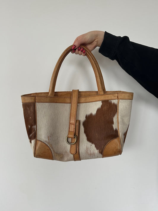 Cow Hide Handbag