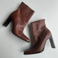 Square Toe Heeled Boots · UK Size 5 (EU 38)