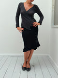 polka dot top — size XS/S