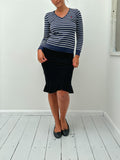 ralph lauren stripe knit — size XS