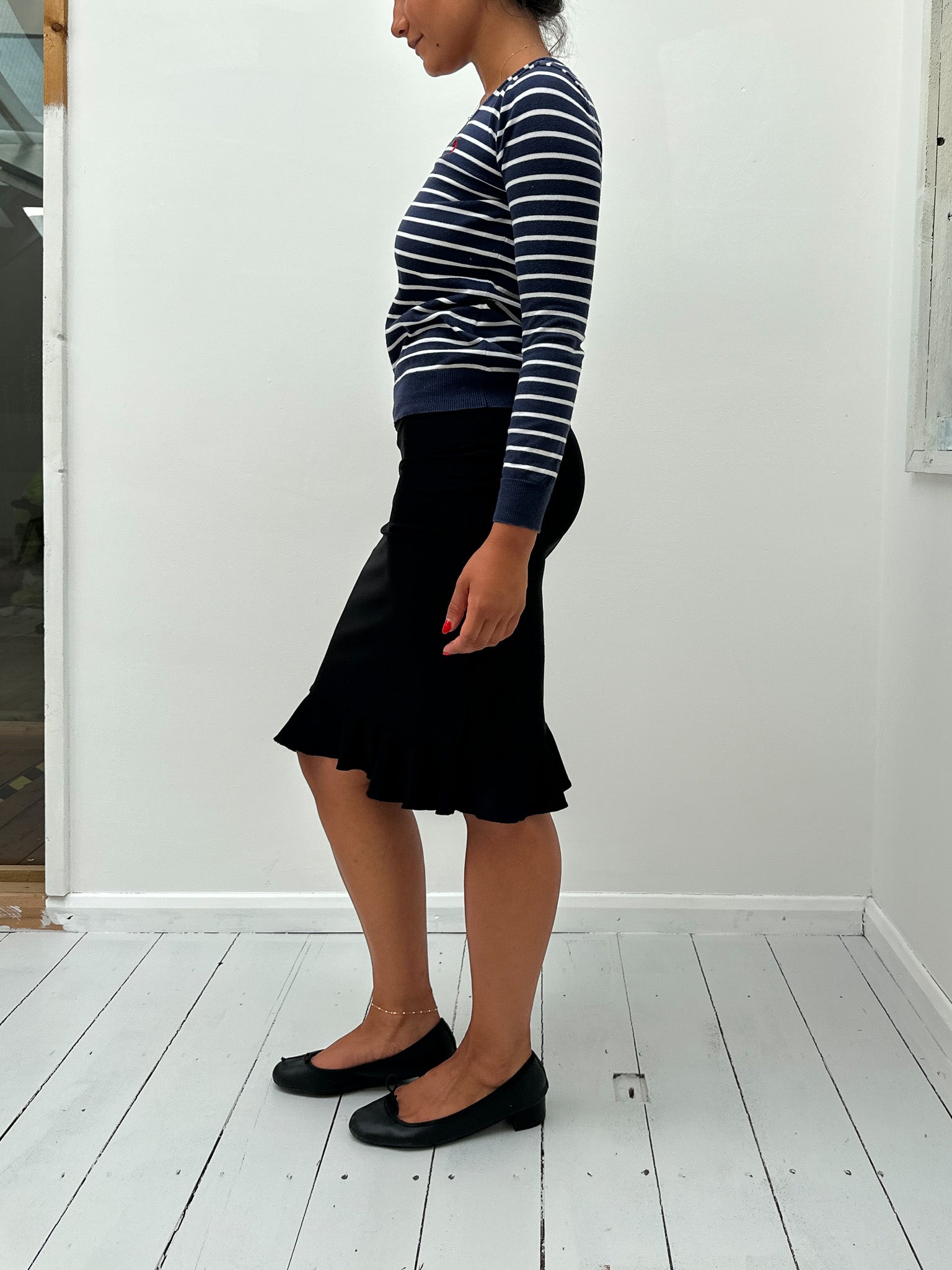 ralph lauren stripe knit — size XS