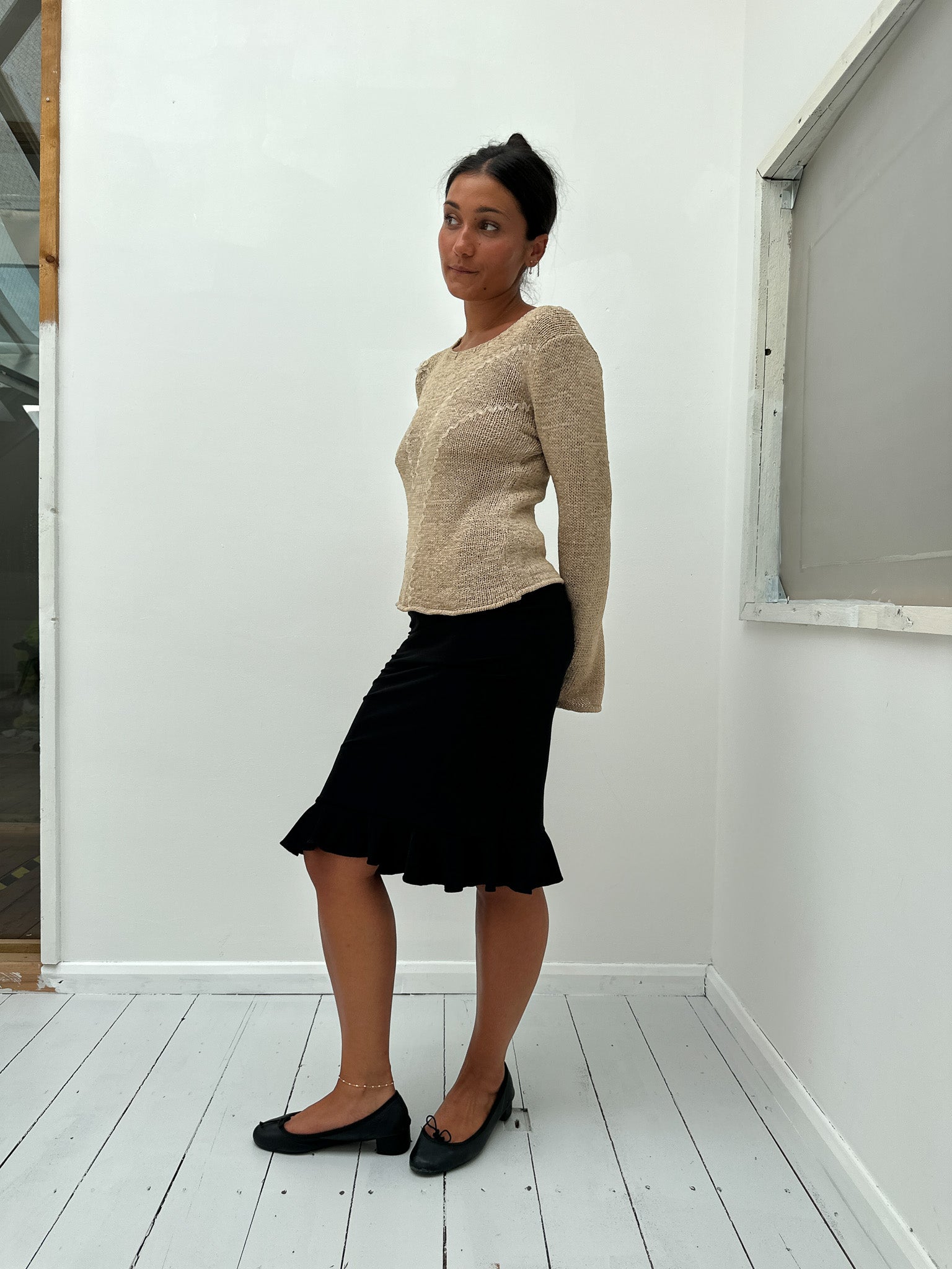 boho knit jumper — size S
