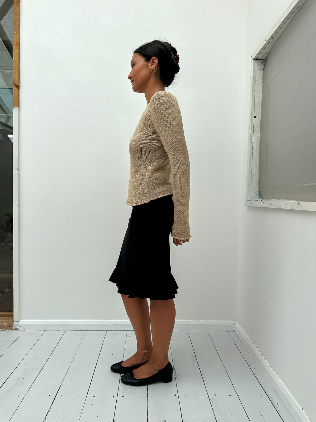 boho knit jumper — size S