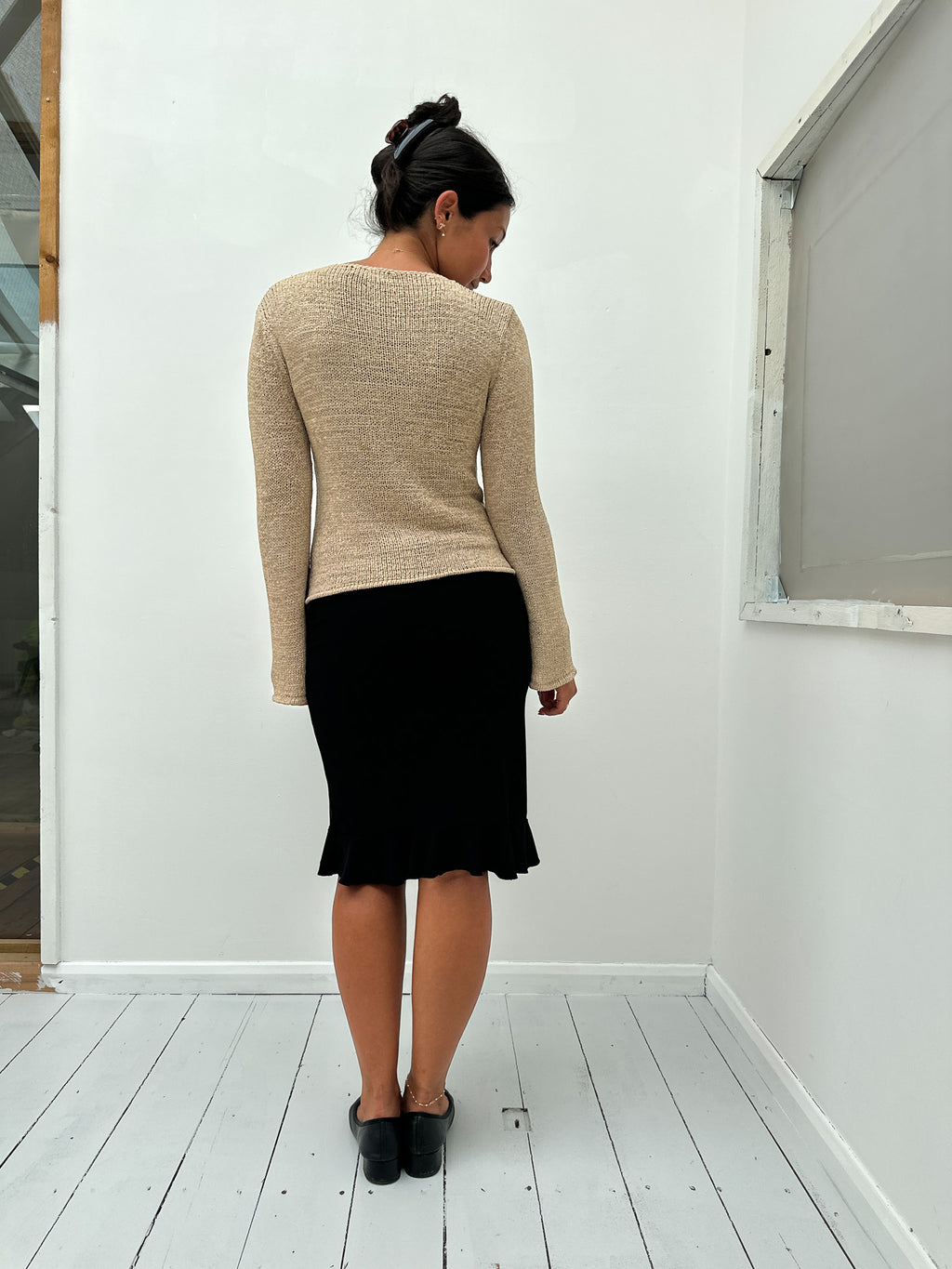 boho knit jumper — size S