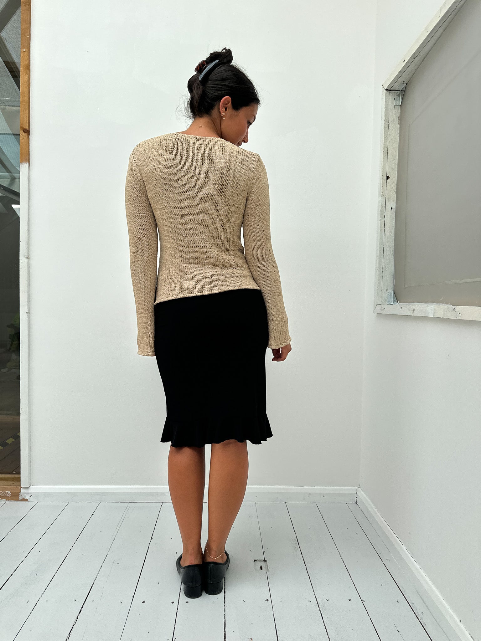 boho knit jumper — size S