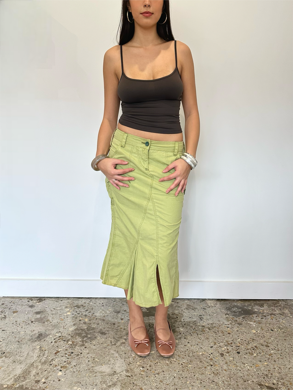 midi skirt — size xs