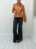 leather jacket — size S
