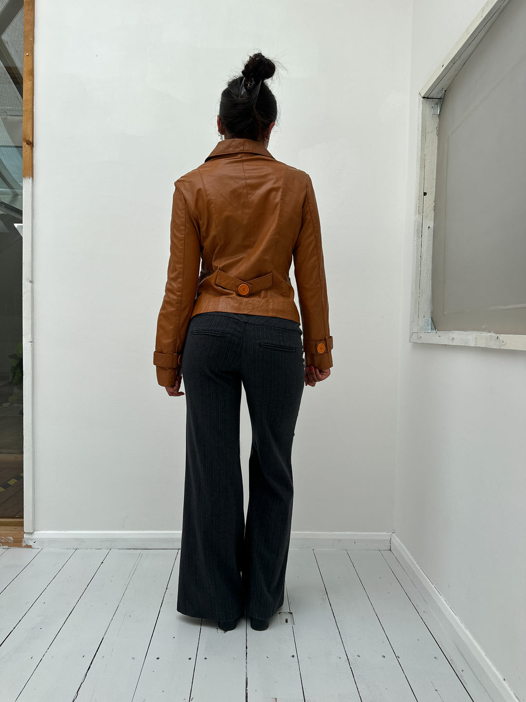 leather jacket — size S
