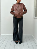 leather jacket — size S