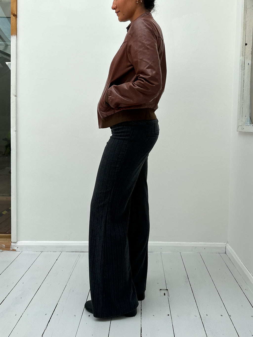 leather jacket — size S