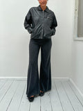 leather jacket — size S