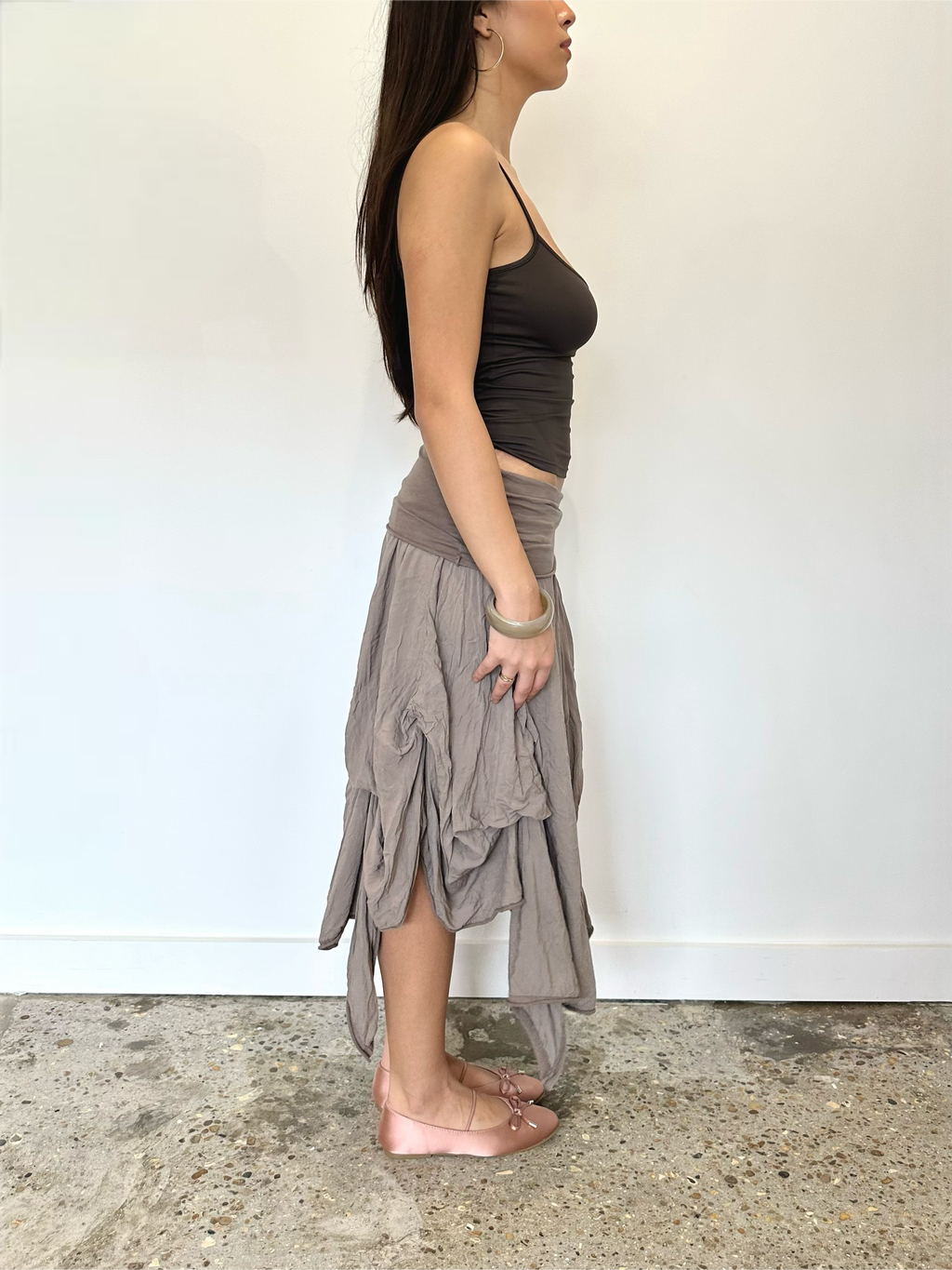 asymmetric skirt — size xs/s