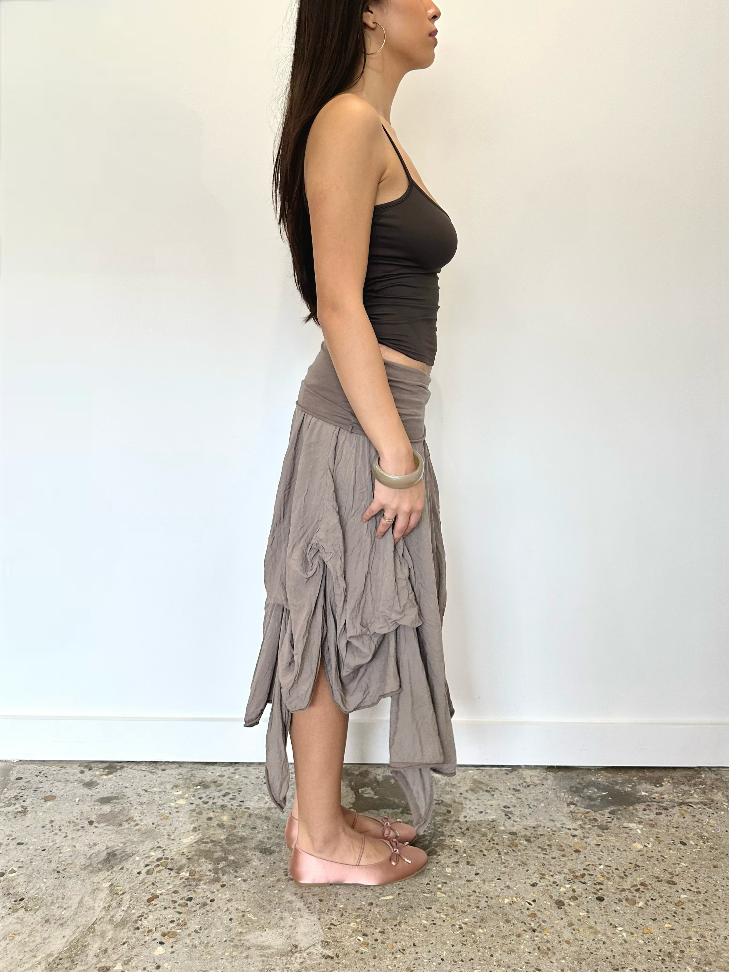 asymmetric skirt — size xs/s