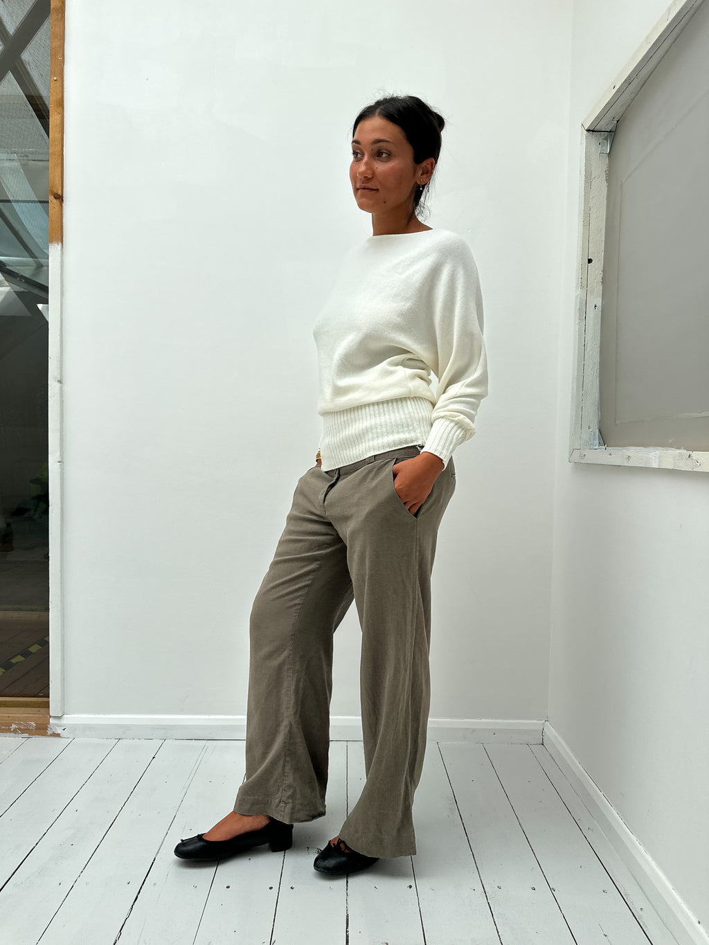slouchy batwing knit — size S