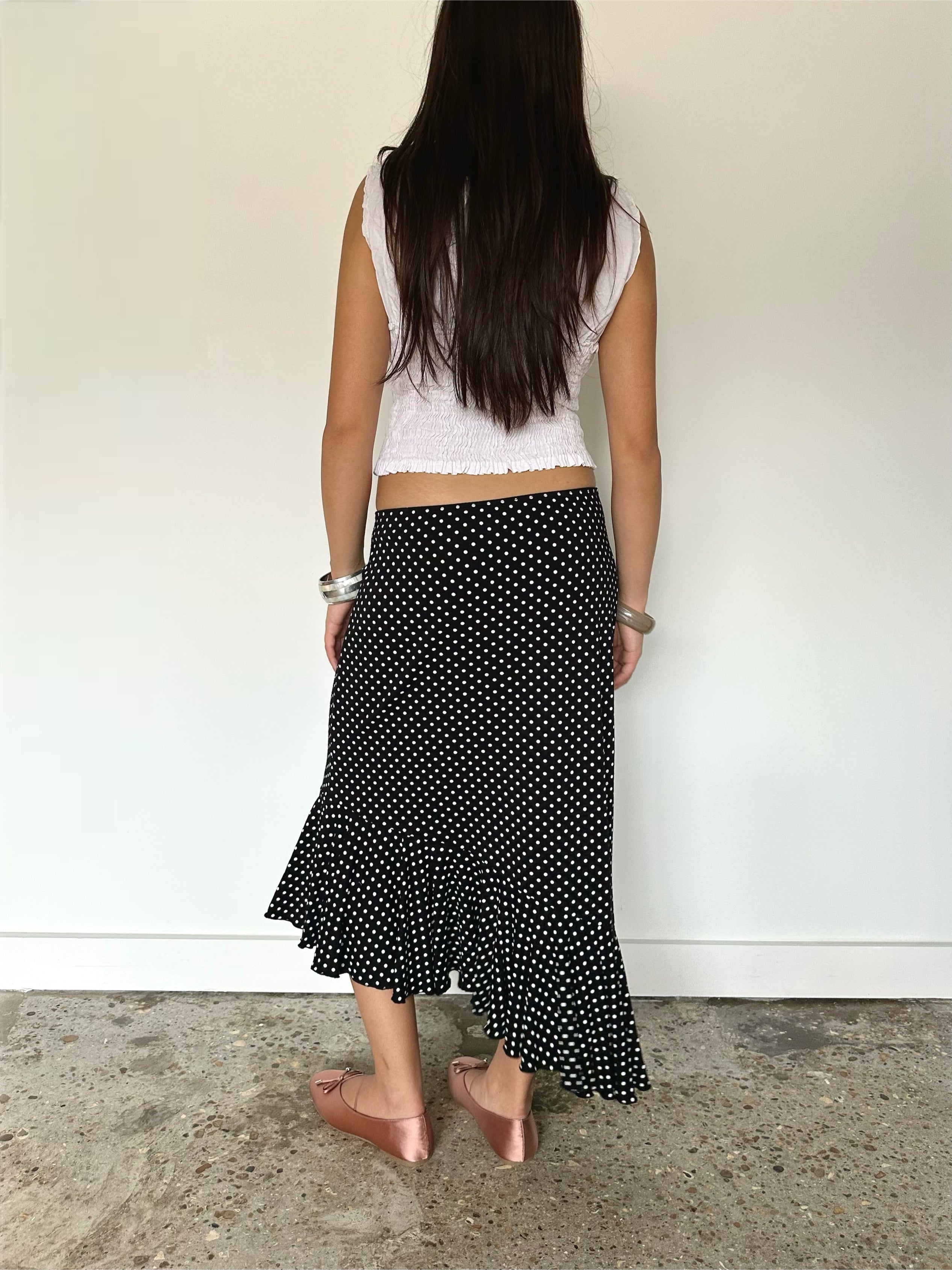 polka dot skirt — size xs/s