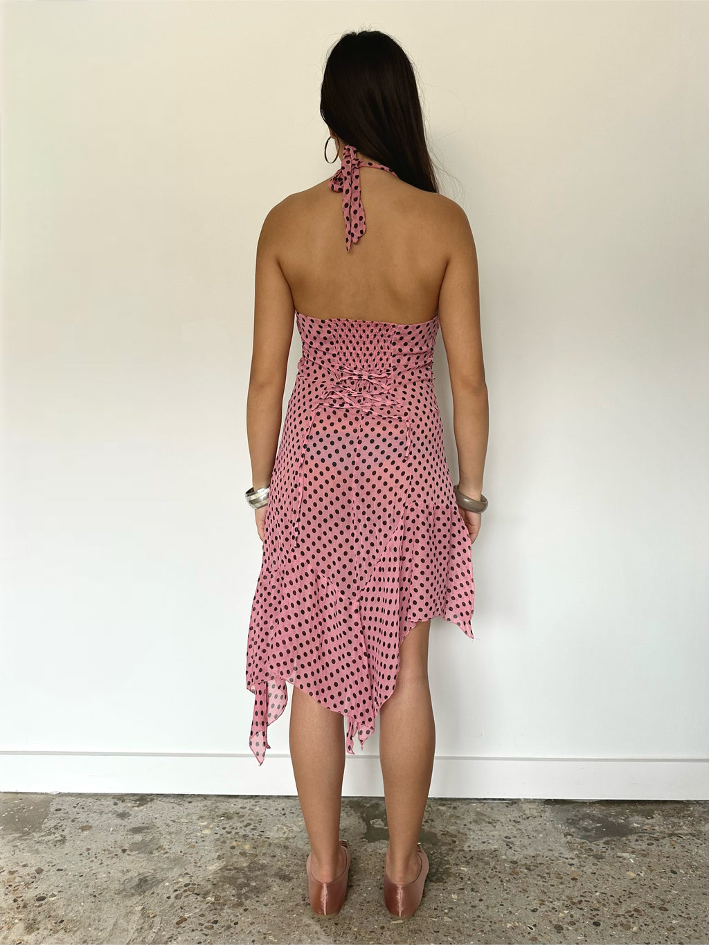 polka dot dress — size s