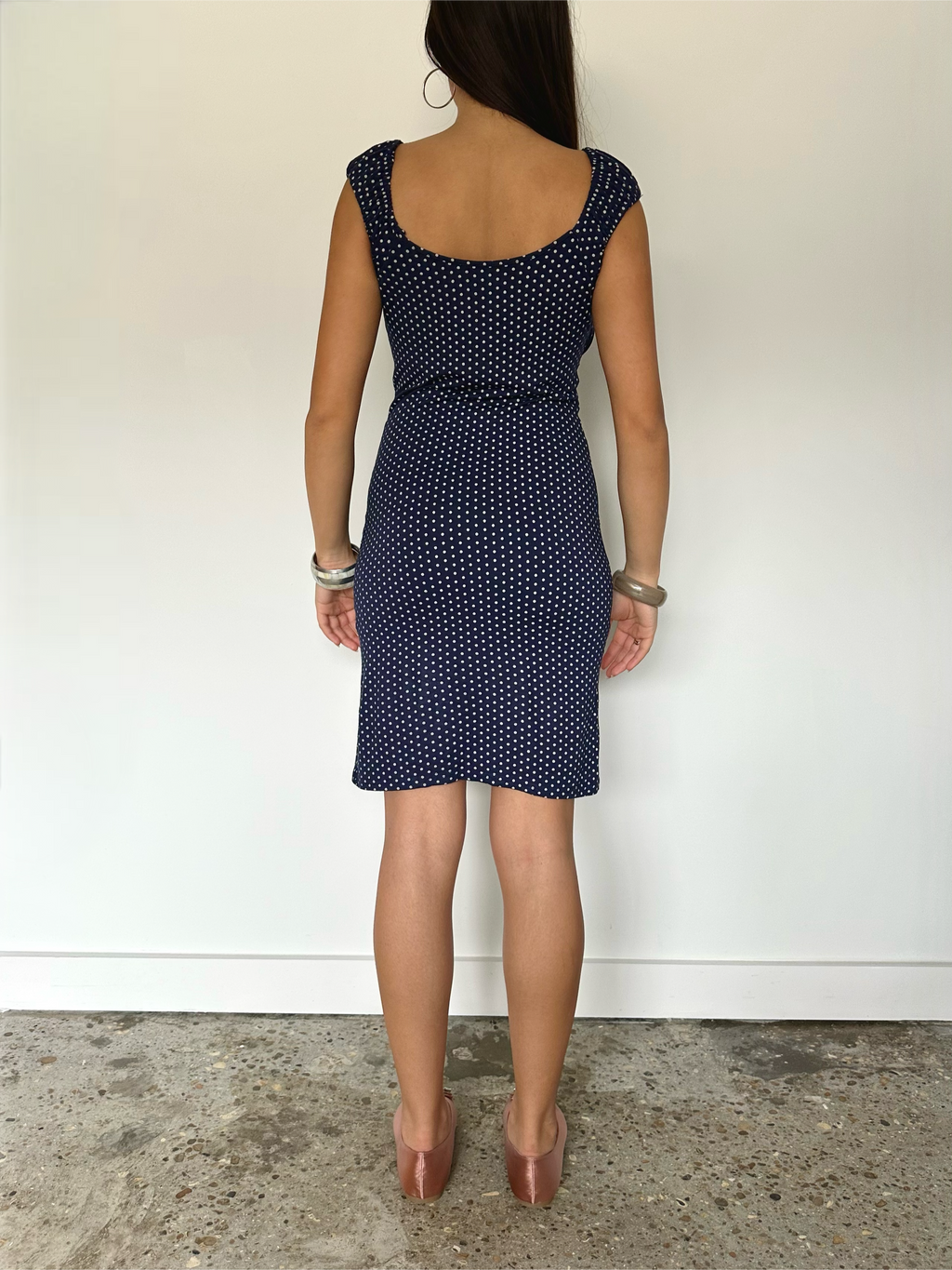 polka dot dress — size s/m