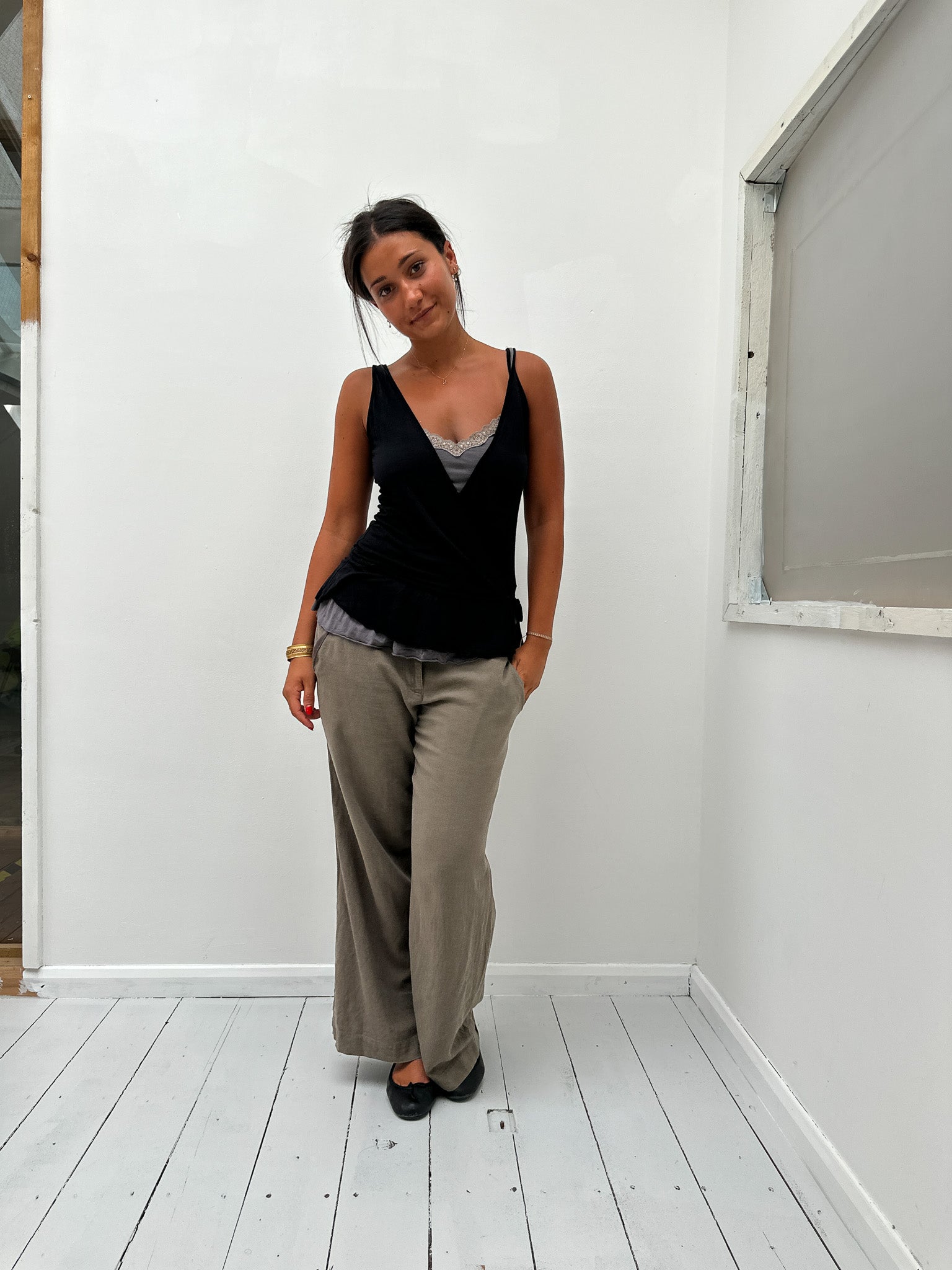archive layered top — size S/M