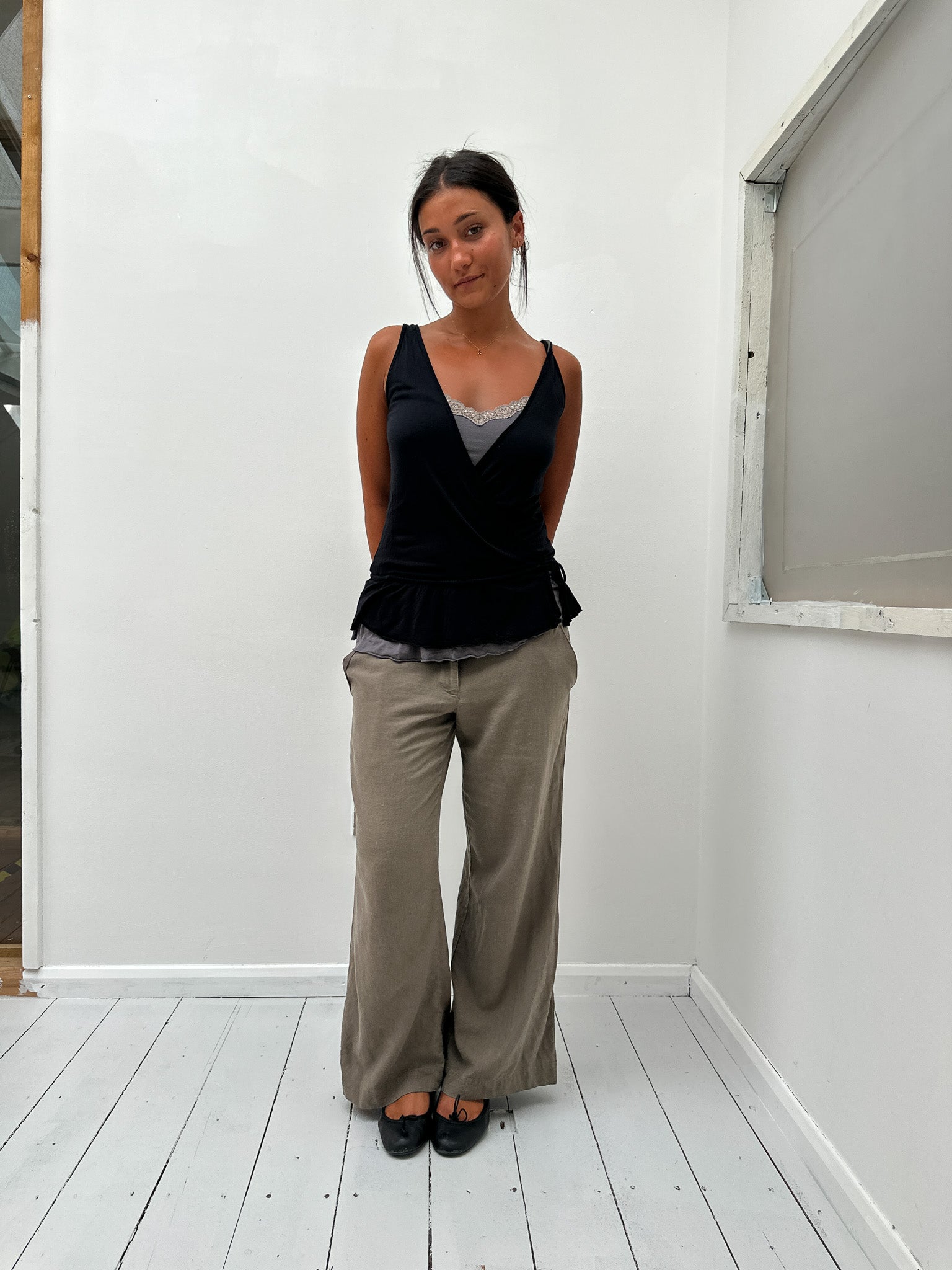archive layered top — size S/M