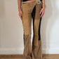 90's Cord Patchwork Trousers - Size XS/S