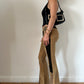 90's Cord Patchwork Trousers - Size XS/S