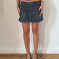 00's Denim Mini Skirt - Size S/M