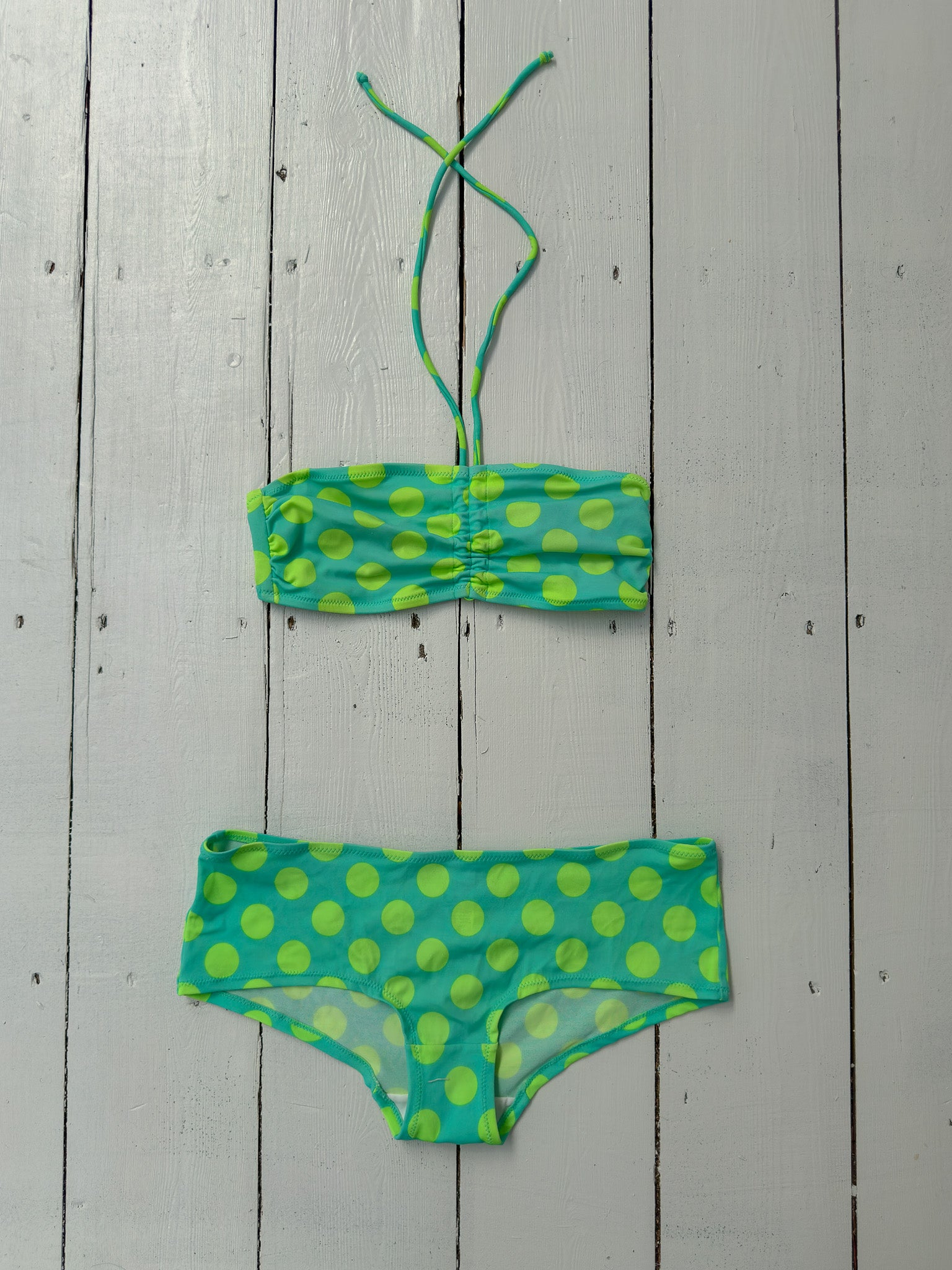 polka dot bikini — size XS