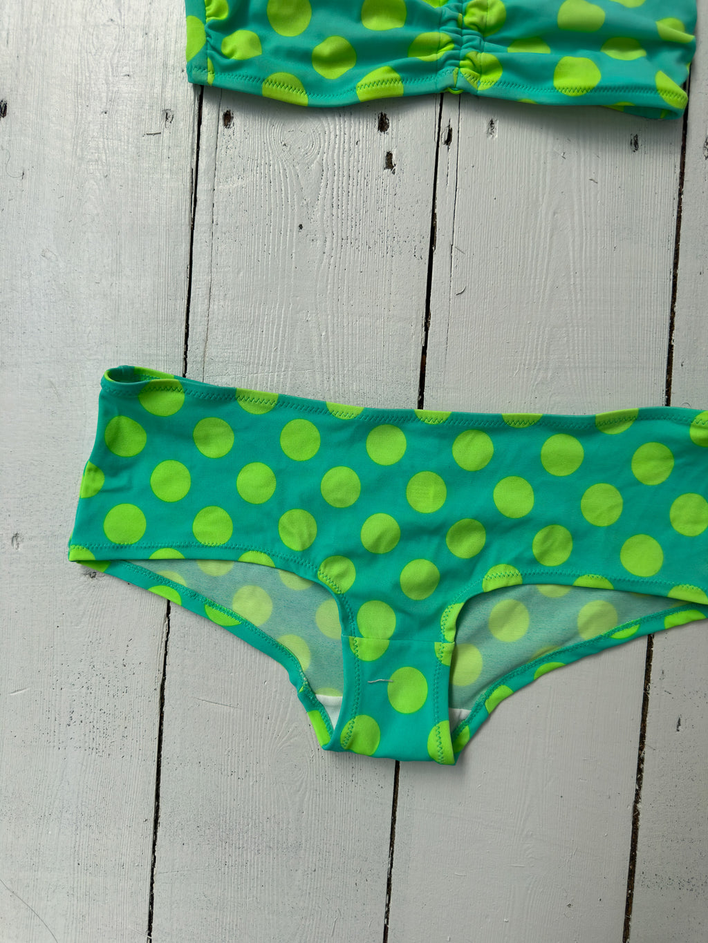 polka dot bikini — size XS