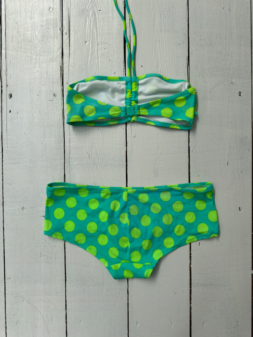polka dot bikini — size XS