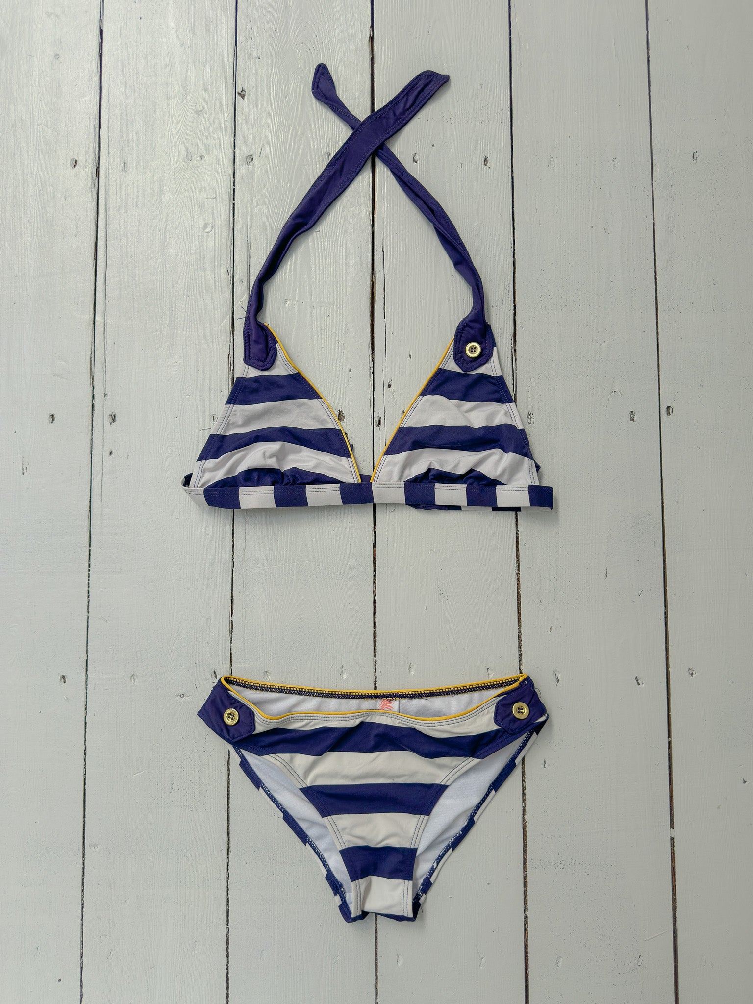 nautical stripe bikini — size XS/S
