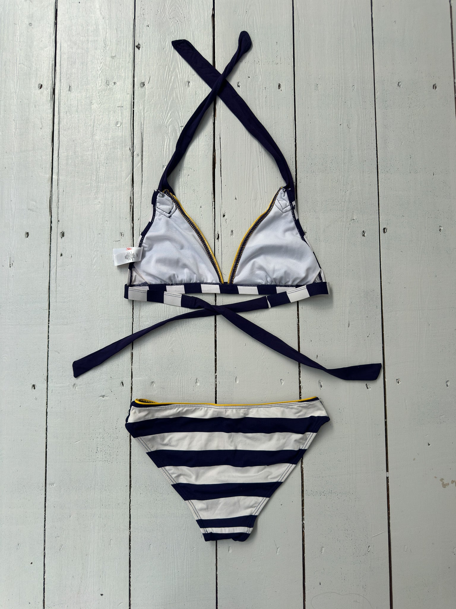 nautical stripe bikini — size XS/S