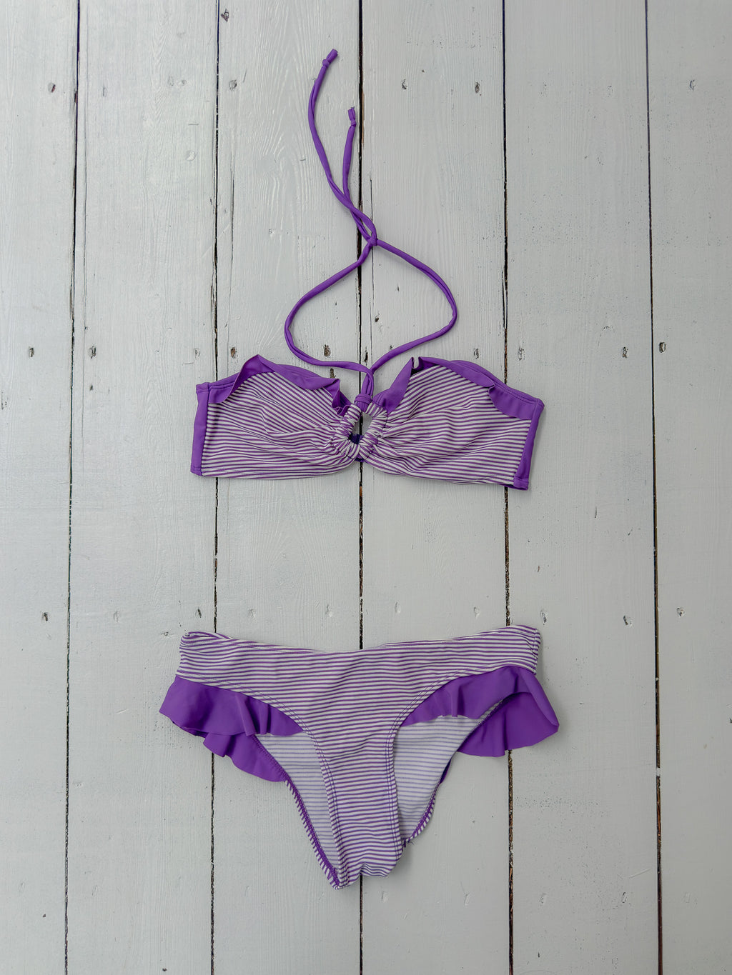 stripe bikini — size S